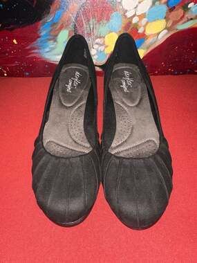 No.37 Dexflex Comfort Wedge Shoes Size 10W Black